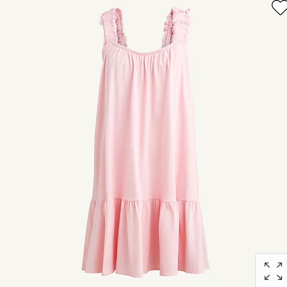 J. Crew XXS Pink Cotton Swing Dress